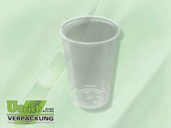 Trinkbecher PLA transparent