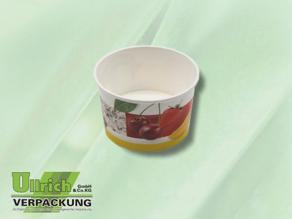 Becher Pappe rund, Eisbecher