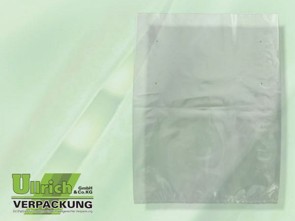 Flachbeutel LDPE mit Bodennaht, transparent