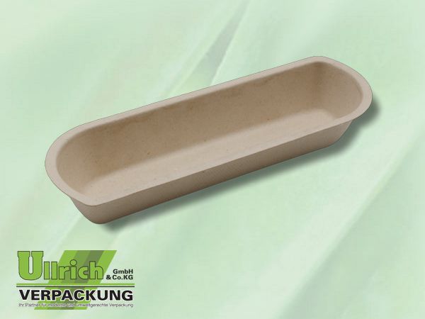 Menüschale Bagasse 1-fach, natur